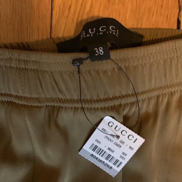 Gucci Olive Silk Pant - Picture 3 of 8